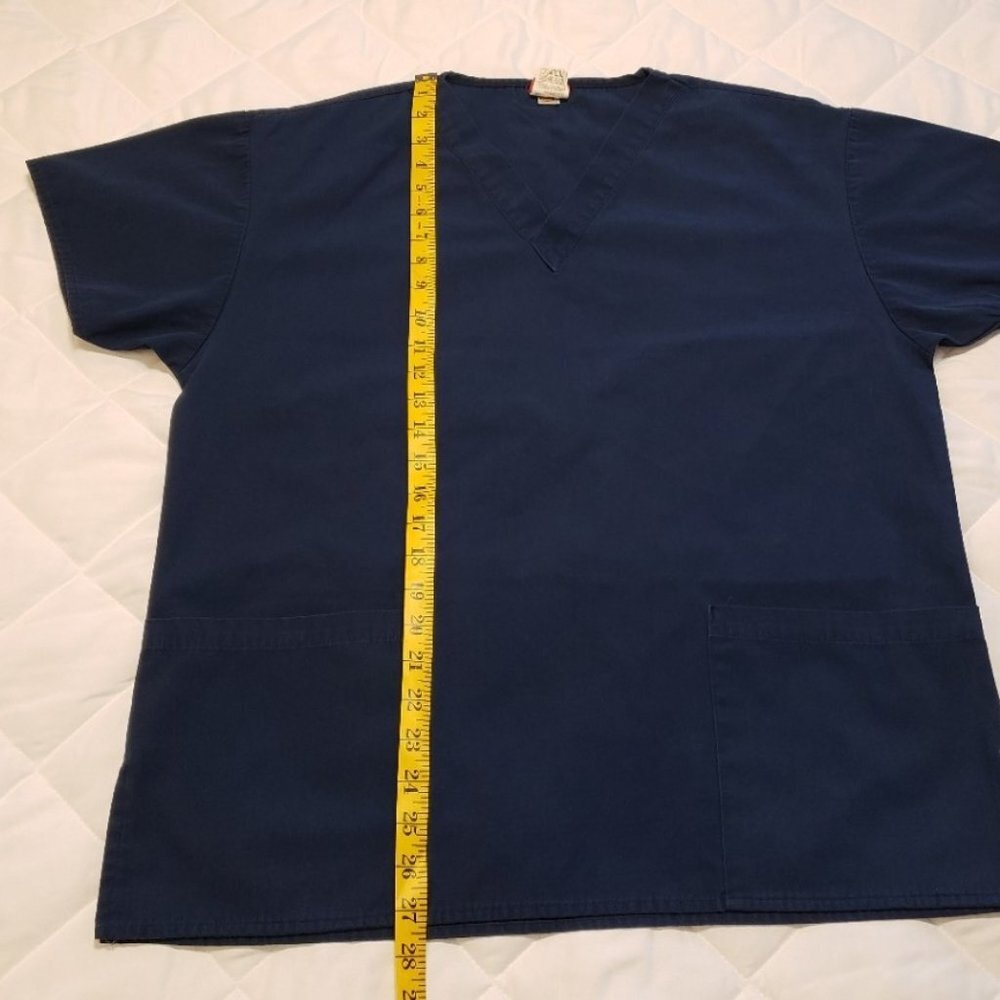 Dickies M Scrub Top- Navy Blue - Picture 2 of 9